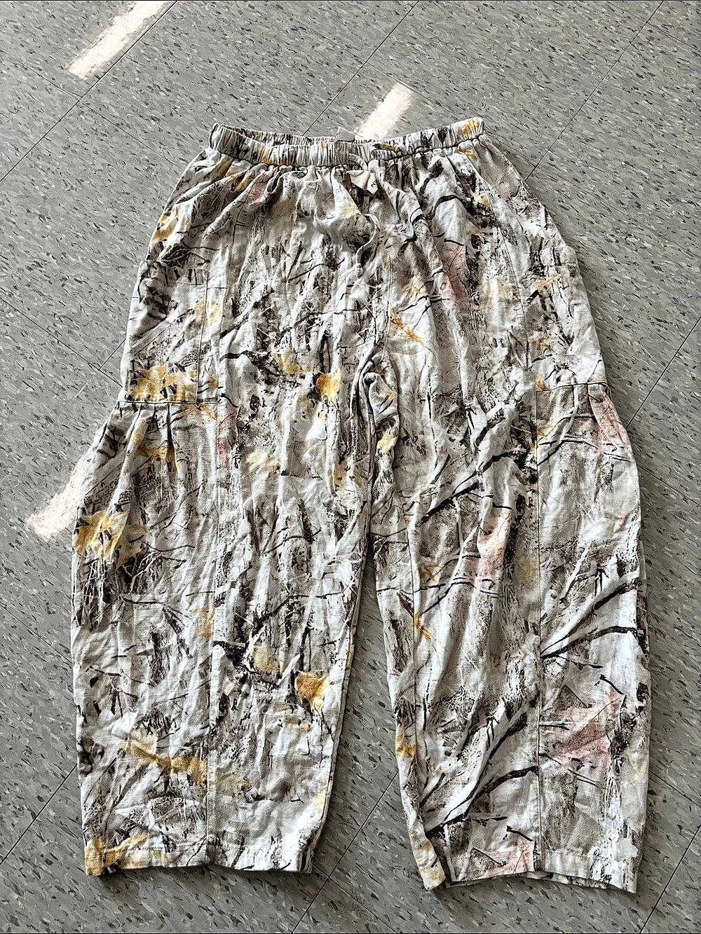 Tarse Abstract Print Jogger Pants Size Large